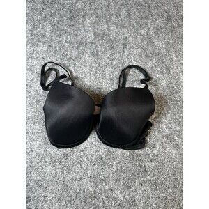 VS Pink Push Up Bra 34B WMNS Black T Shirt Lightly Lined Wired Sexy Smooth